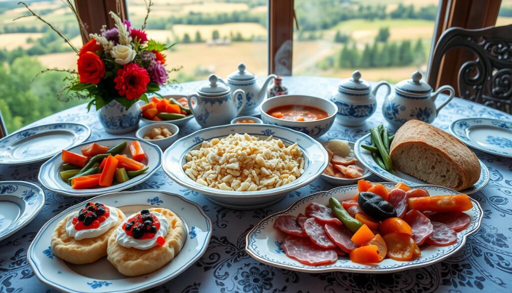 Typical Russian Breakfast